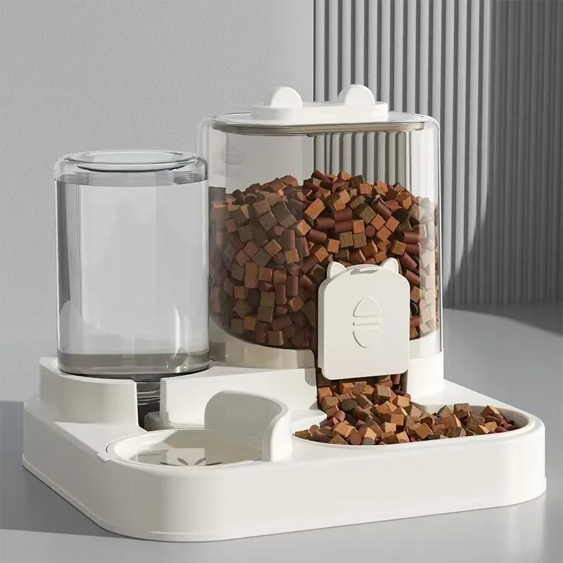 Automatic Pet Feeder and Water Fountain Bowl for Pets