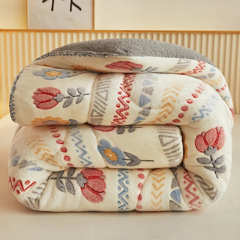Jiangsu Tribal Aztec Geometric Comforter Set All Season Bedding