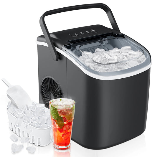 SIMZLIFE Desktop Ice Maker Self Cleaning Portable