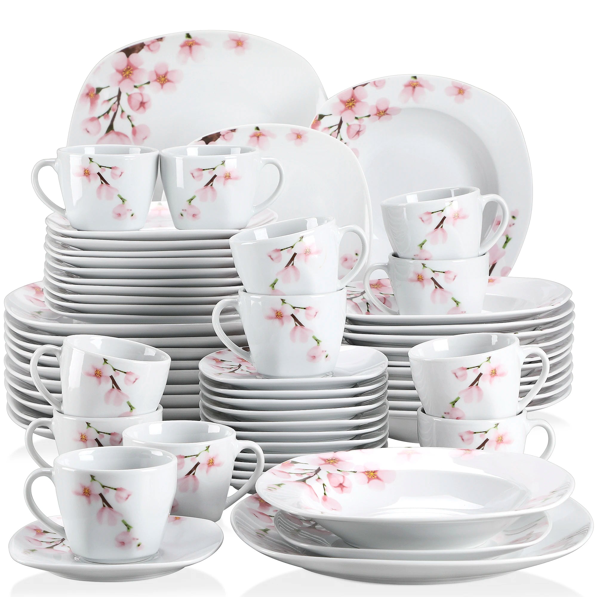 MALACASA Annie Porcelain Dinnerware Set - Thumbnail 4
