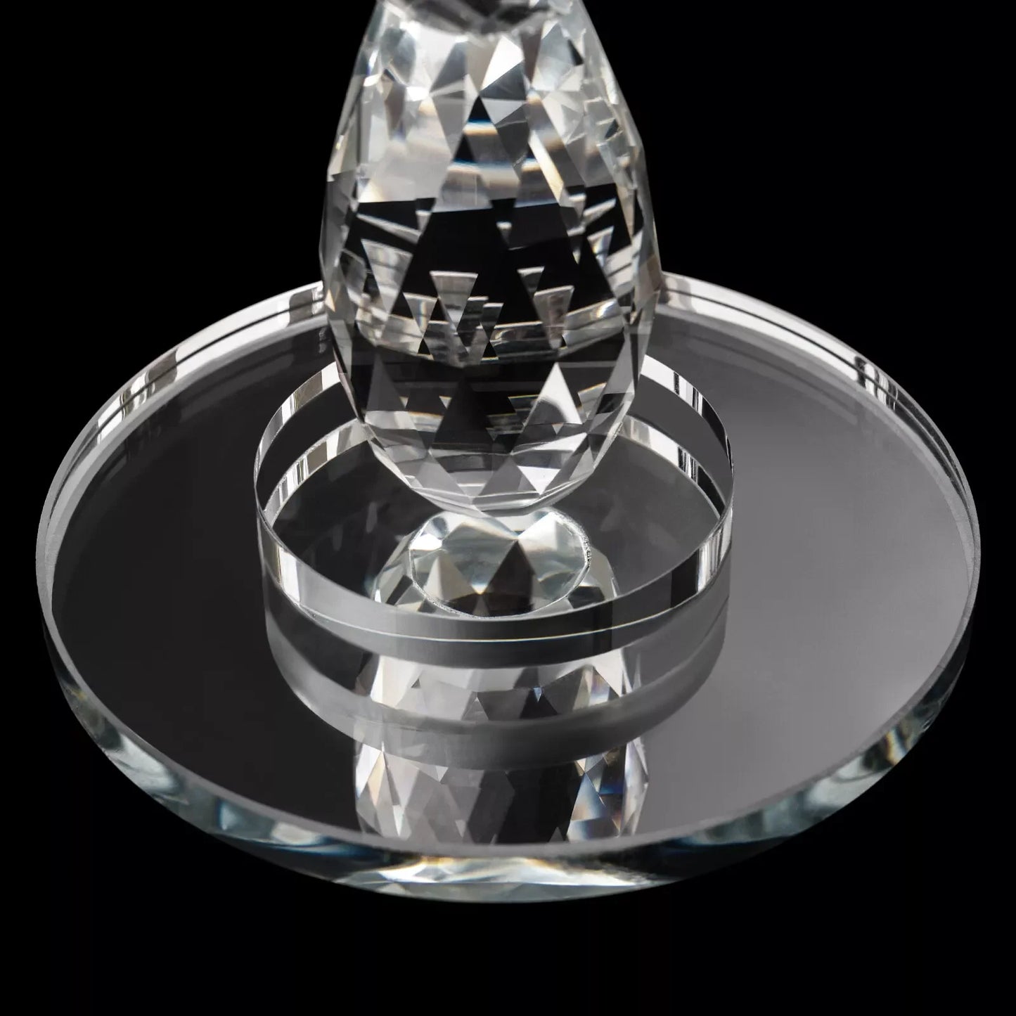 Bymaocar 5 Arm Crystal Candle Centerpiece Candelabra