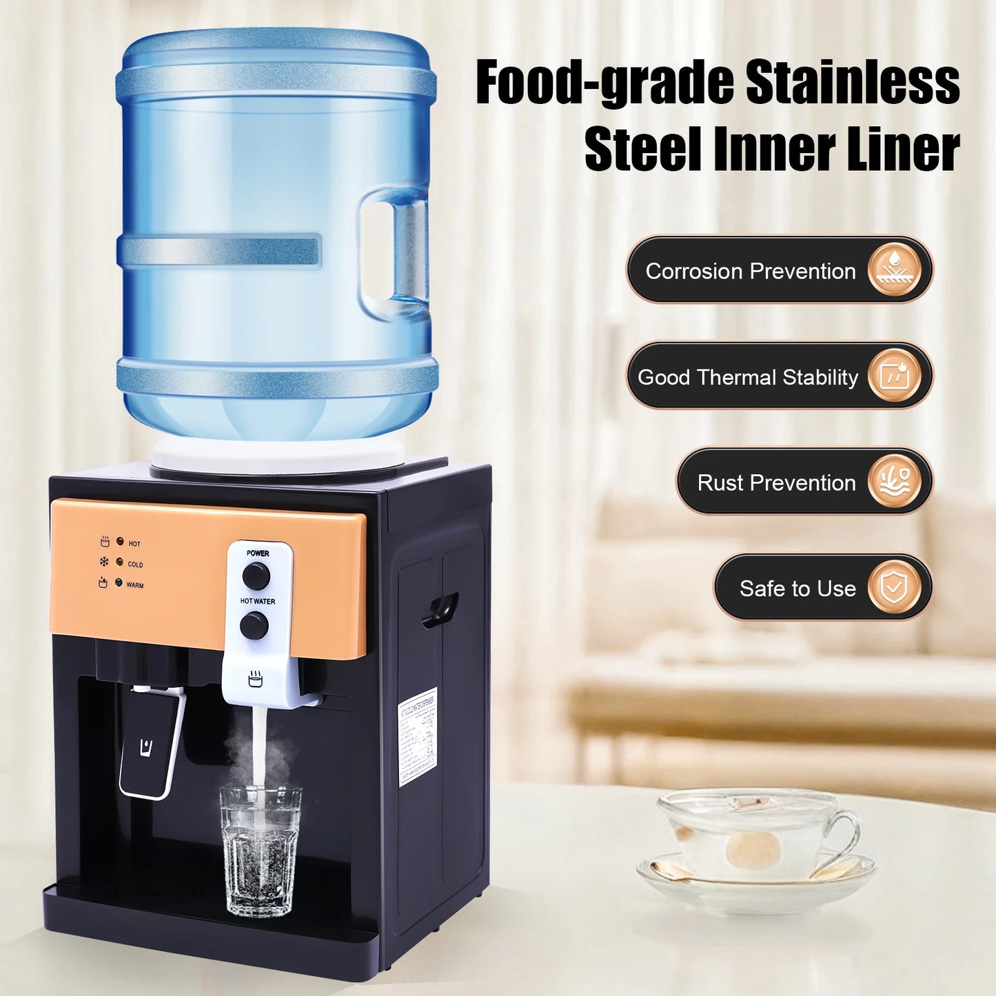 Hign-concerned Electric Hot Cold Water Dispenser For Home