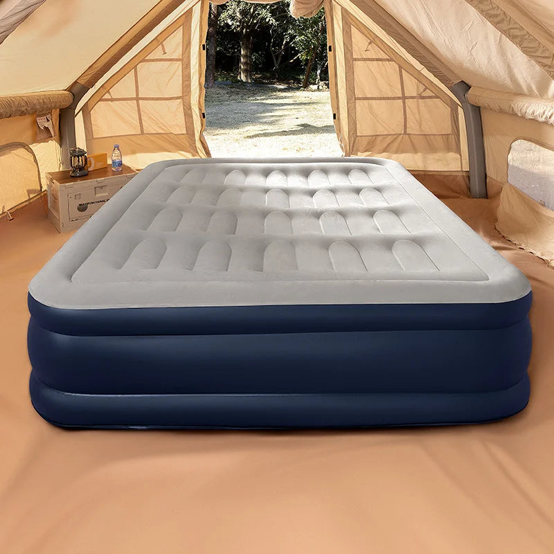 General Inflatable Mattress With Built-In Pump For Outdoor Camping