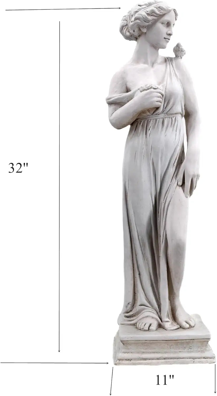 ZUIJI Garden Statue Nymph Sculpture Greek Mythology Roman Style Decor