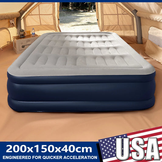 General Inflatable Mattress With Built-In Pump For Outdoor Camping