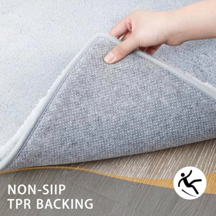 Hign-concerned Memory Foam Bath Mat Ultra Soft Non Slip Washable