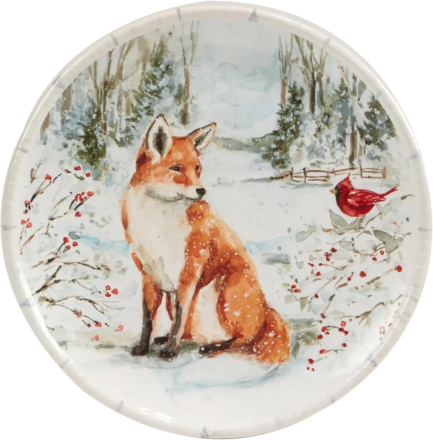 Elegant Dinner Plates Set Of Four For Salads And Desserts