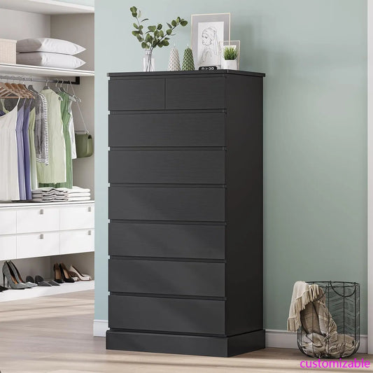 XMSJ Tall Dresser With 8 Drawers Modern Closet Organizer