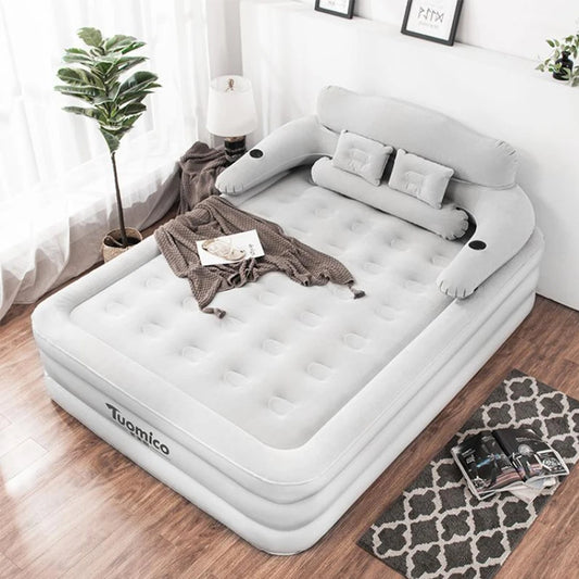 Guangdong Camping Air Bed With Backrest For 2 Persons