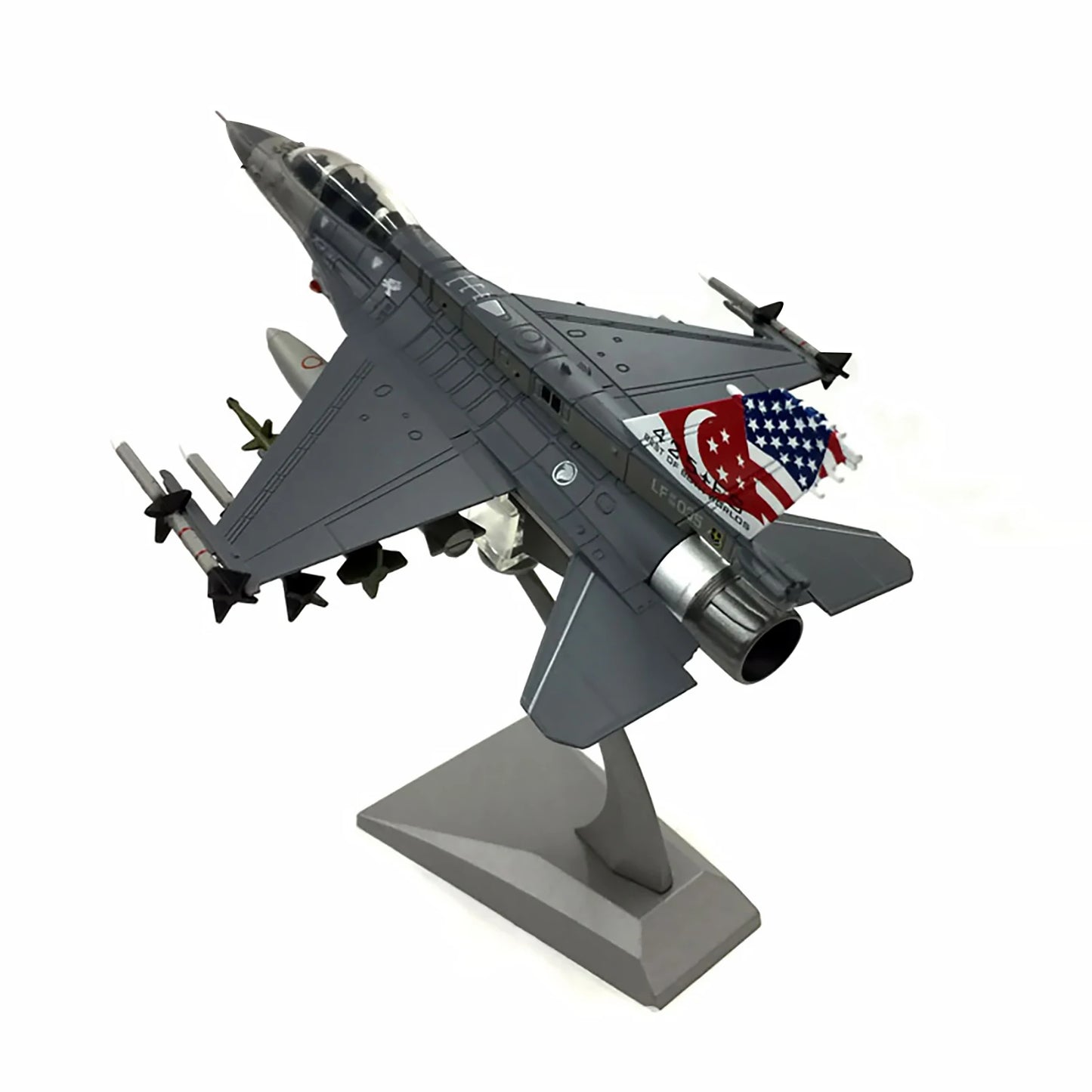 F-16D Fighting Falcon Diecast Model Aircraft Singapore Air Force