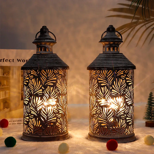 Newimage Phoenix Tail Metal Battery Powered Table Lamps