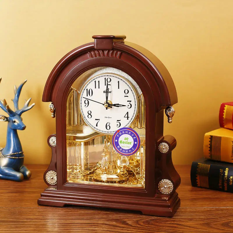 Modern American Home Furnishings Desk Clock European Silent Movement