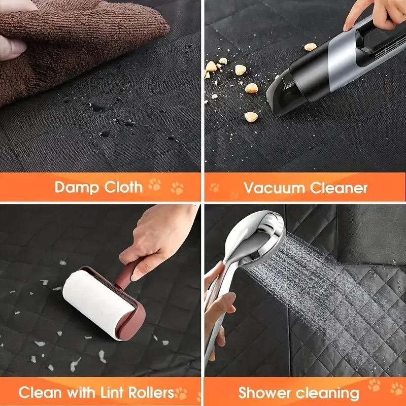 Waterproof Dog Car Seat Cover Hammock Nonslip Durable for Cars Trucks