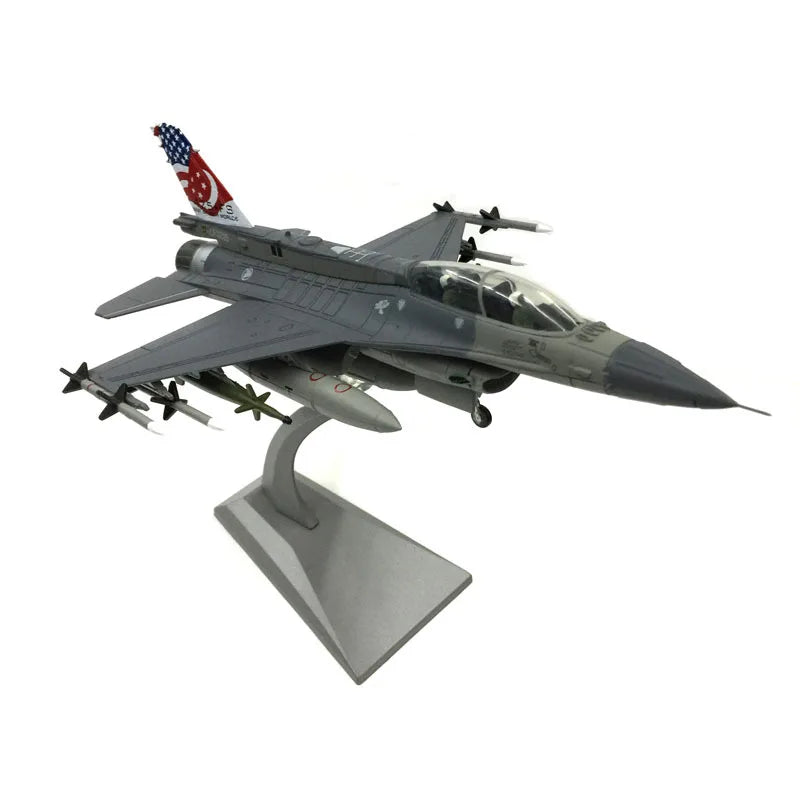 F-16D Fighting Falcon Diecast Model Aircraft Singapore Air Force