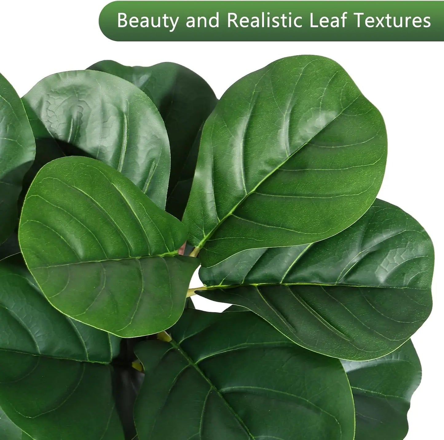 Guangdong Fiddle Leaf Fig Tree Realistic Artificial Planter