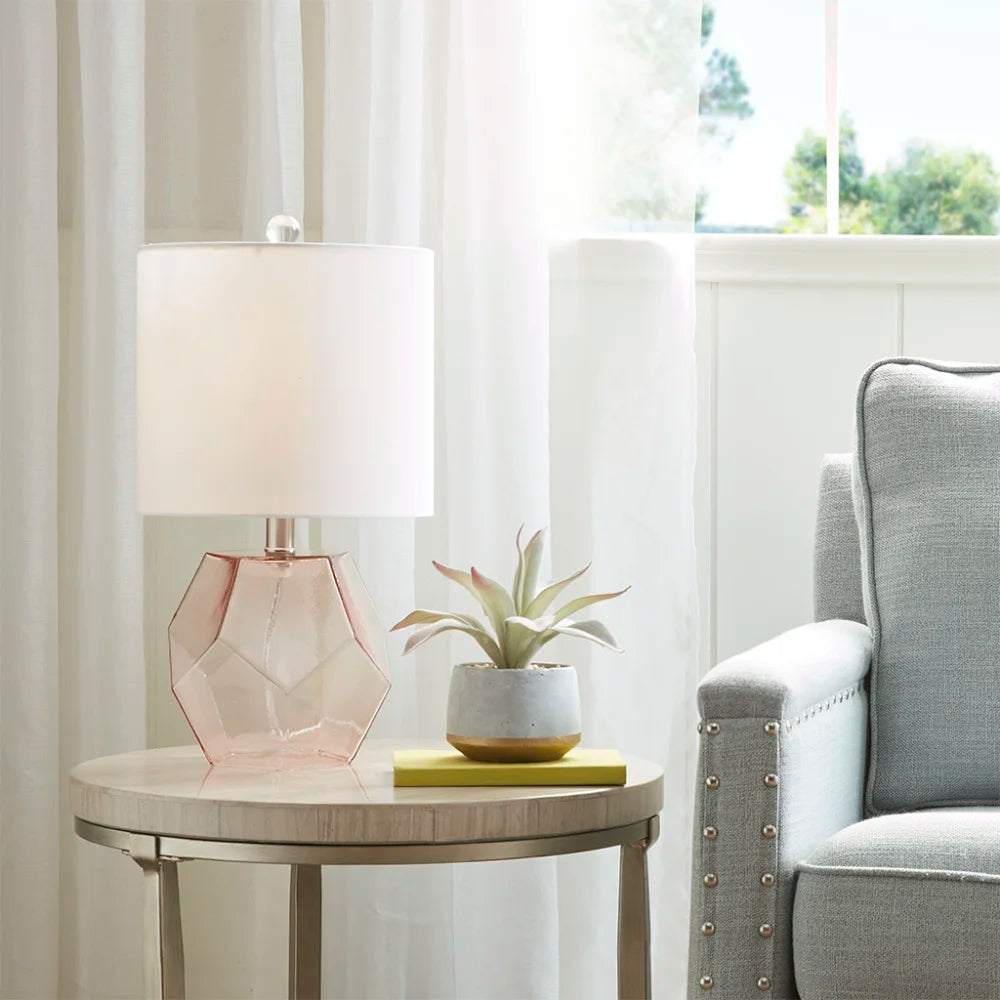 Hign-Concerned Bella Geometric Glass Table Lamp Modern