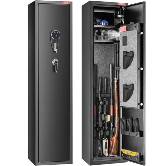 SucceBuy Rifle Safe with Digital Keypad Gun Cabinet