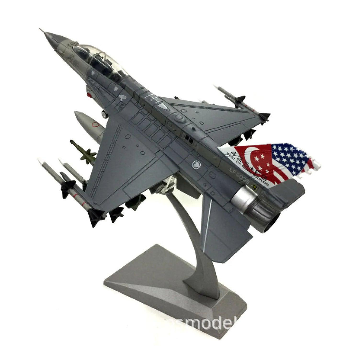 F-16D Fighting Falcon Diecast Model Aircraft Singapore Air Force
