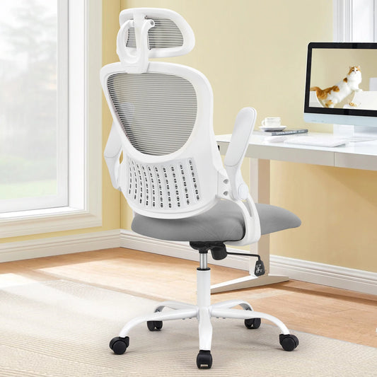 JHKErgonomics Mesh Ergonomic Office Chair Flip Up Arms
