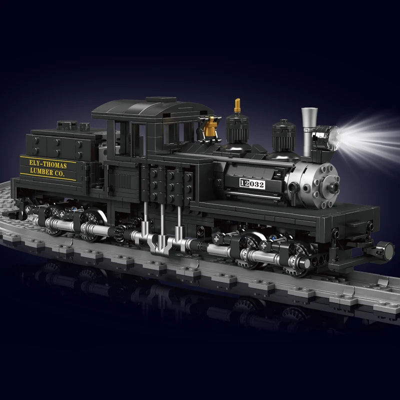 Mould King 12032 RC Shay Type Steam Locomotive Building Block