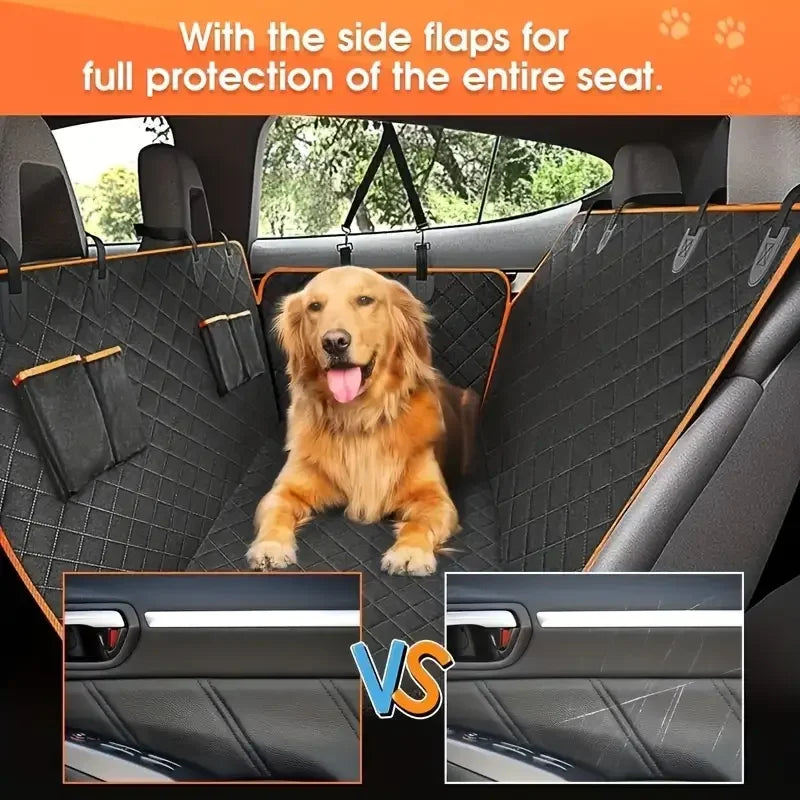 Waterproof Dog Car Seat Cover Hammock Nonslip Durable for Cars Trucks