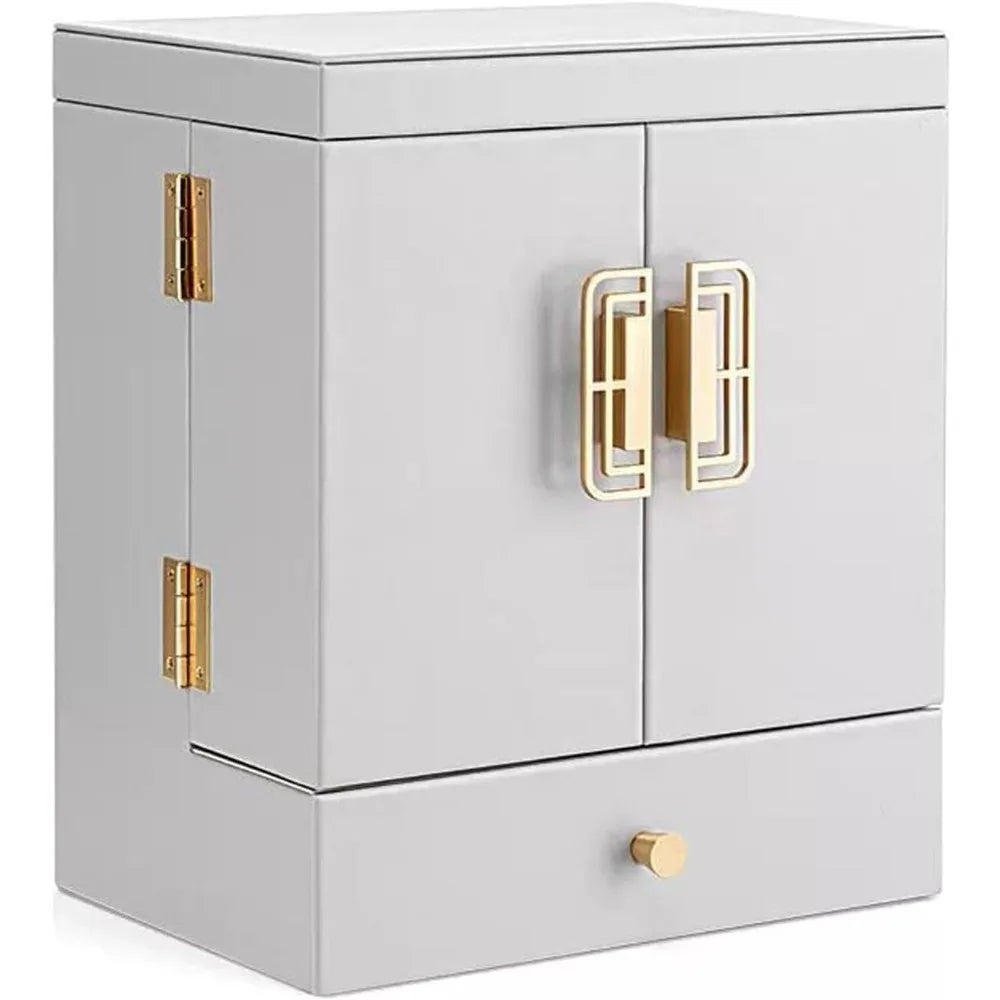 UPGENT Cosmetic Makeup Organiser With Mirror And Drawer