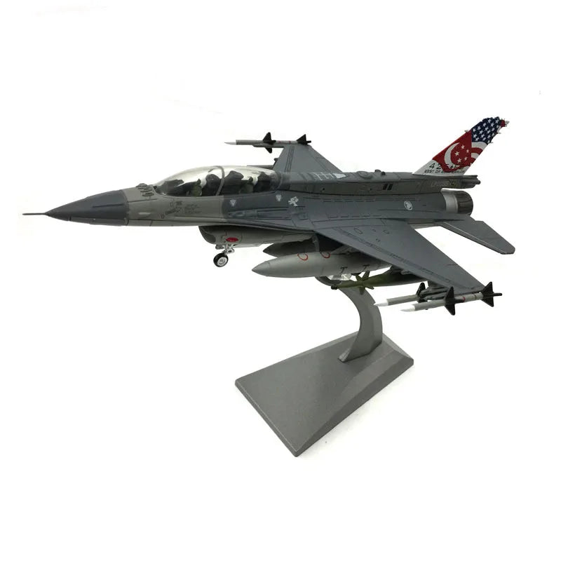 F-16D Fighting Falcon Diecast Model Aircraft Singapore Air Force