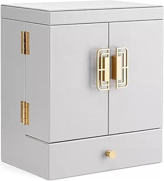 UPGENT Cosmetic Makeup Organiser With Mirror And Drawer