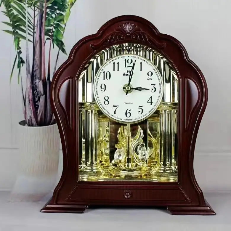 Modern American Home Furnishings Desk Clock European Silent Movement