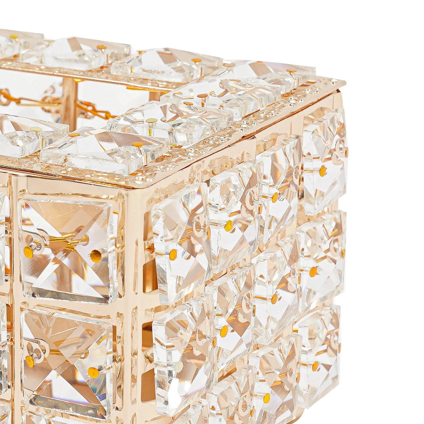 Paper Box, Crystal Tissue Box, Crystal Napkin Holder