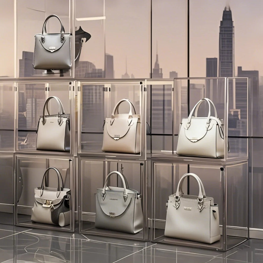 1pc/3pcs Clear Display Case Large Capacity Storage Box Organizer For Figures Acrylic Box Blind Box Makeup Toy Showcase For Bag