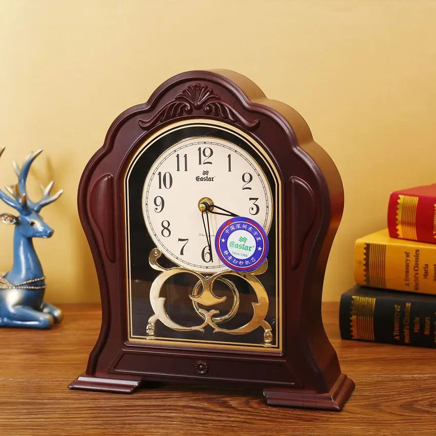 Modern American Home Furnishings Desk Clock European Silent Movement