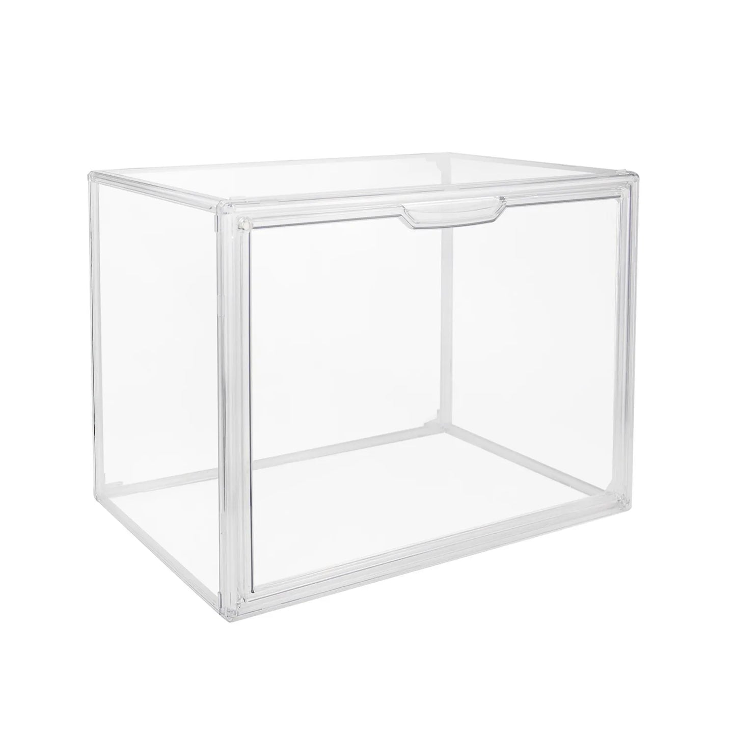 1pc/3pcs Clear Display Case Large Capacity Storage Box Organizer For Figures Acrylic Box Blind Box Makeup Toy Showcase For Bag