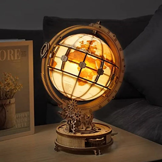 Robotime Luminous Globe 3D Puzzle Night Light Home Decor