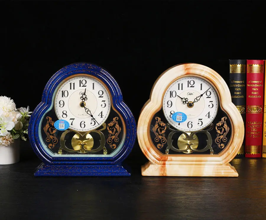 Modern American Home Furnishings Desk Clock European Silent Movement
