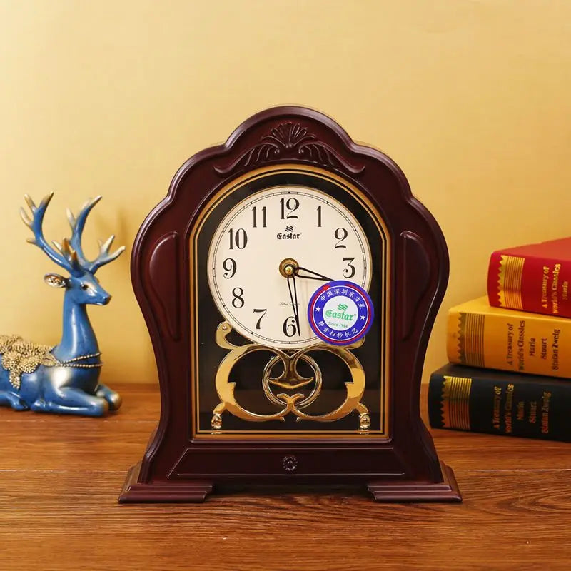Modern American Home Furnishings Desk Clock European Silent Movement