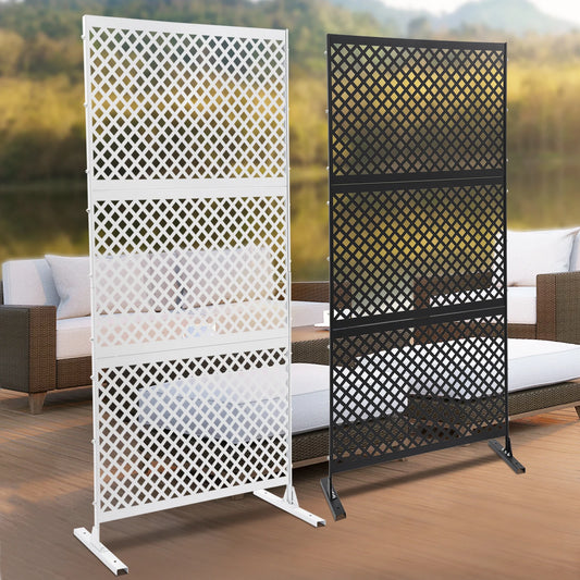 Hign-concerned Three Panel Privacy Screen Yard Balcony