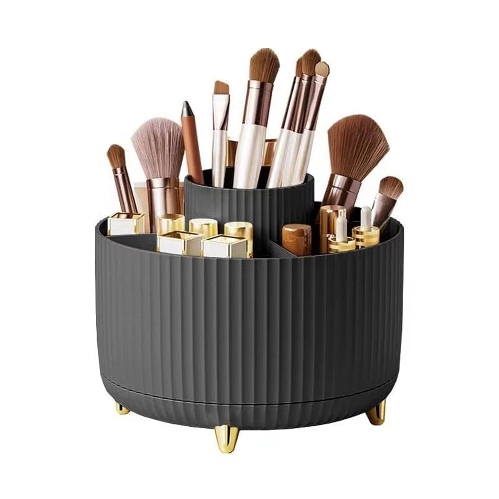 Alloet 360 Degree Rotating Cosmetic Organizer With 5 Compartments
