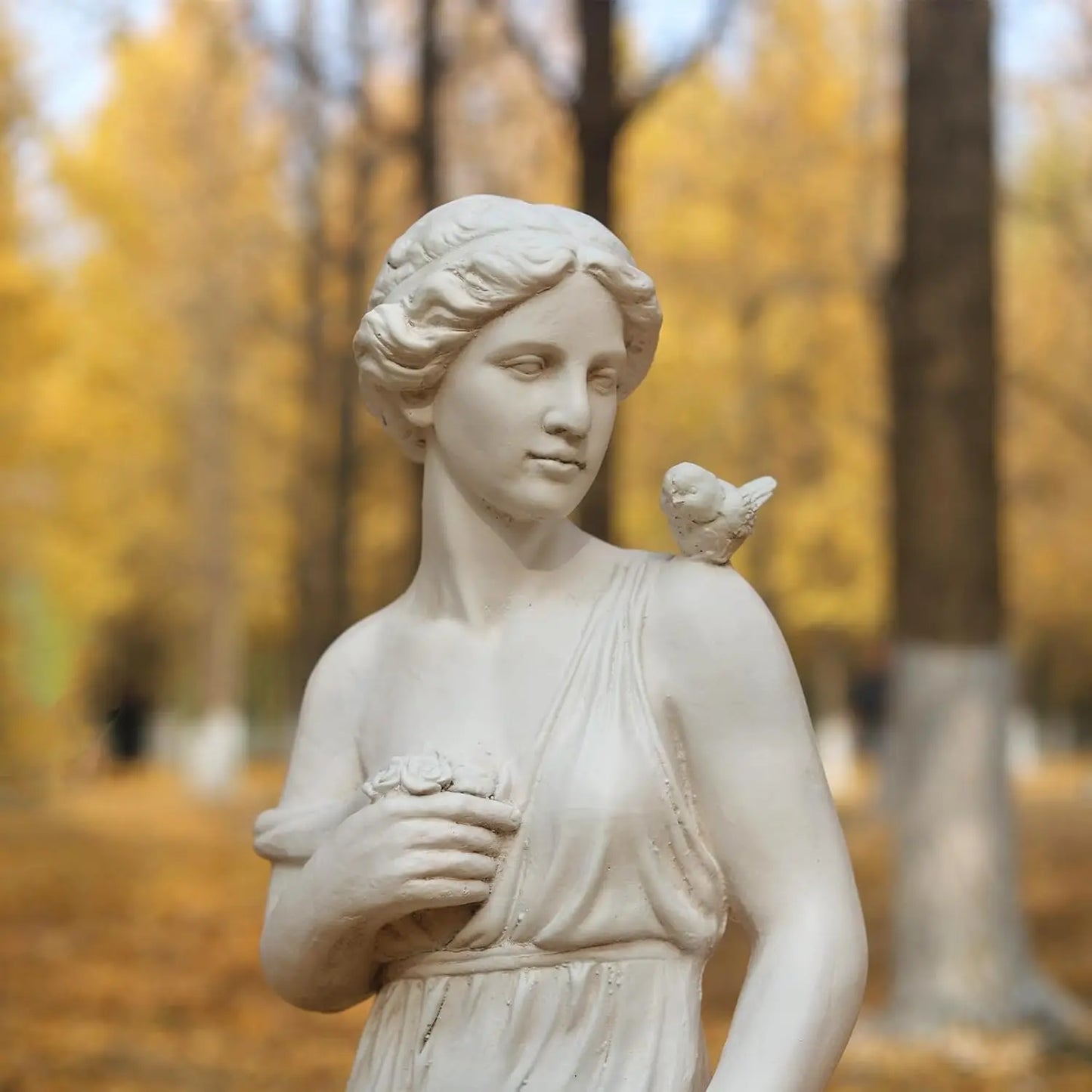 ZUIJI Garden Statue Nymph Sculpture Greek Mythology Roman Style Decor