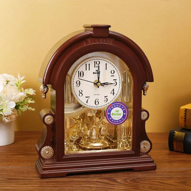 Modern American Home Furnishings Desk Clock European Silent Movement