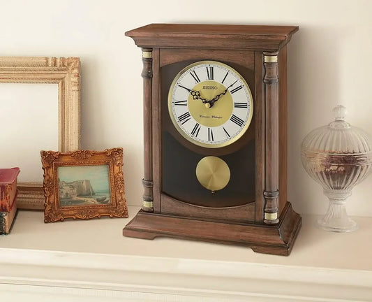 Hign-concerned Baron Mantel Chime Clock For Home Decor