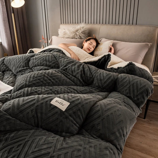 Jiangsu Thick Warm Winter Quilt Cozy Nights Skin Friendly