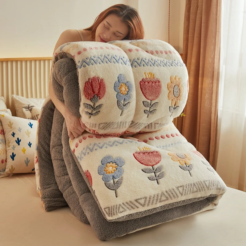 Jiangsu Tribal Aztec Geometric Comforter Set All Season Bedding