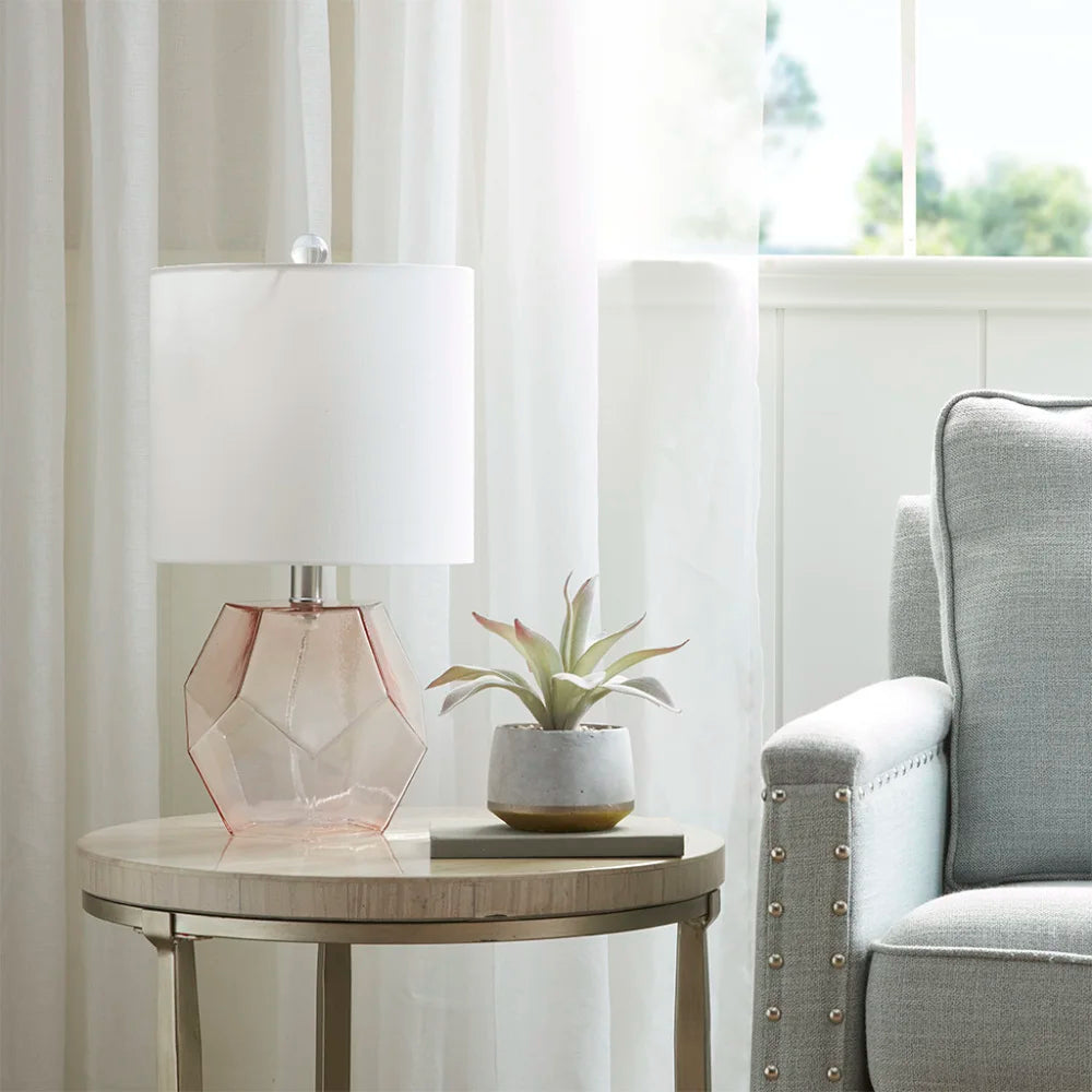 Hign-Concerned Bella Geometric Glass Table Lamp Modern