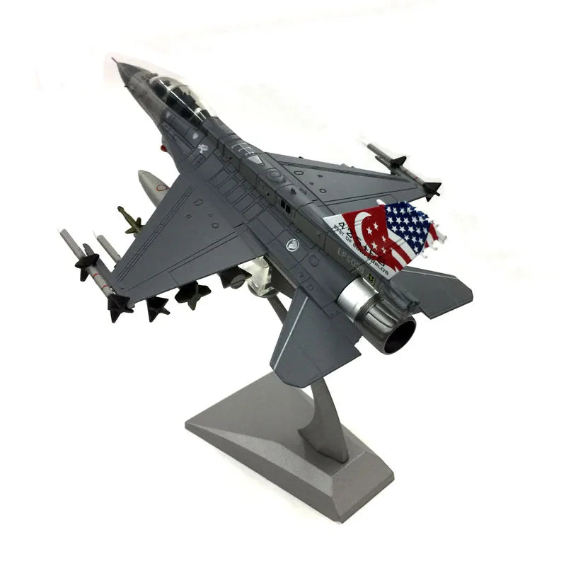 F-16D Fighting Falcon Diecast Model Aircraft Singapore Air Force