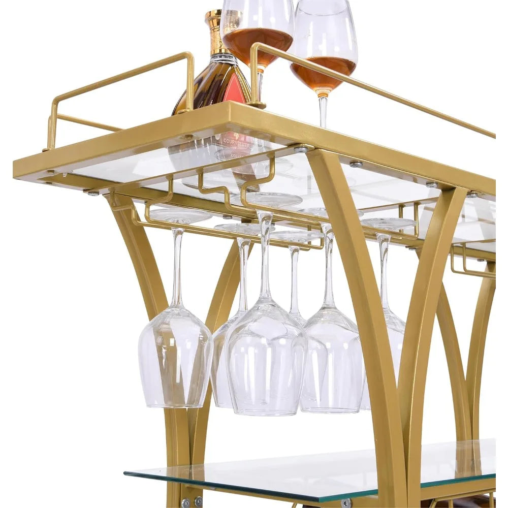 Farmhouse Style Sideboard Buffet With Adjustable Shelves