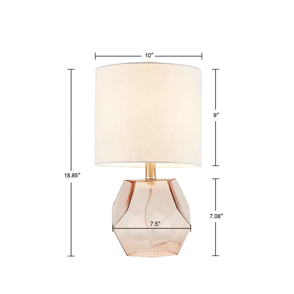 Hign-Concerned Bella Geometric Glass Table Lamp Modern