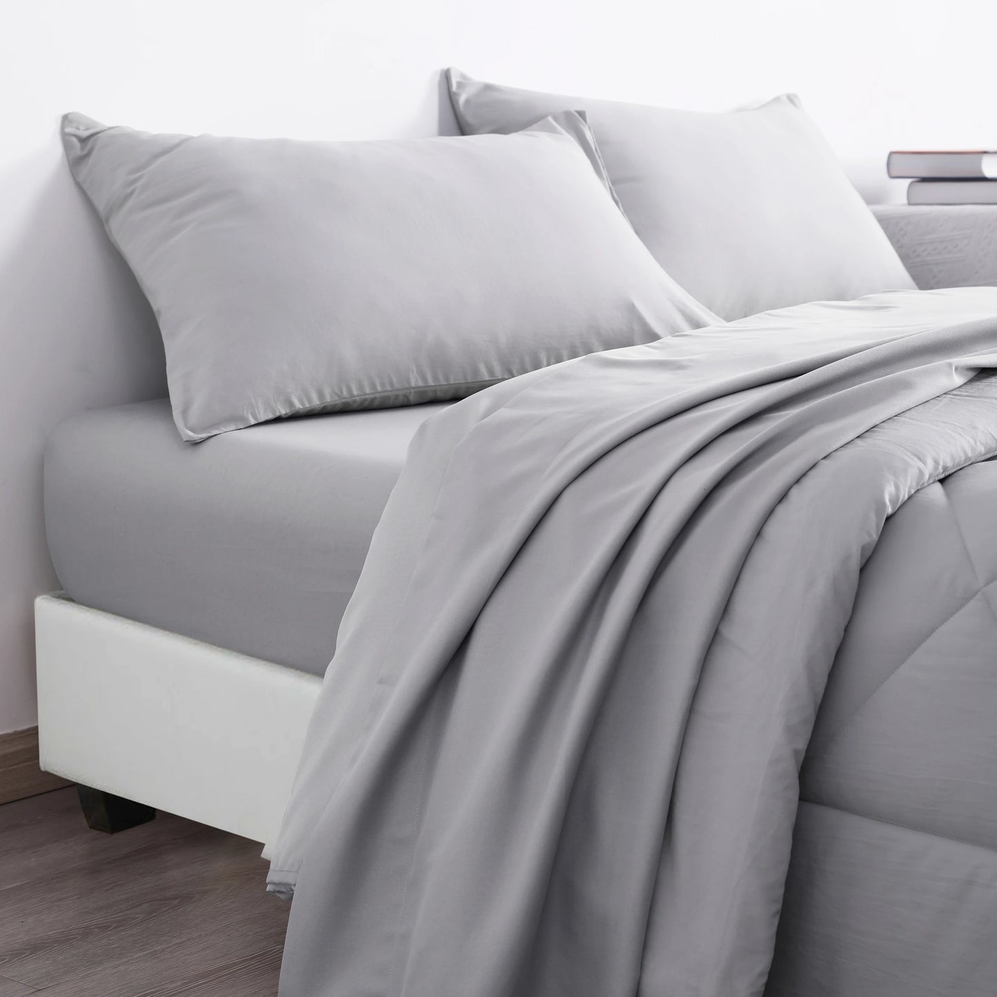 Ntbay 5 Piece Bedding Comforter Set With Fitted Sheet Pillowcases