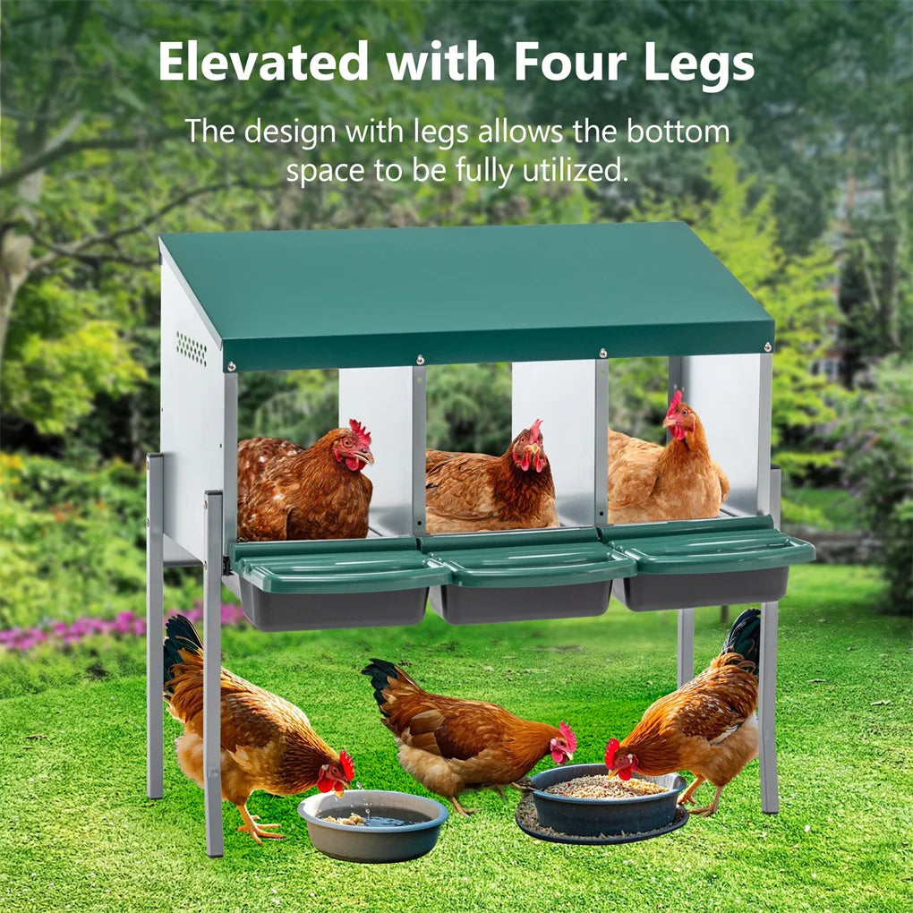 Hign-concerned Nesting Boxes For Chickens With Legs