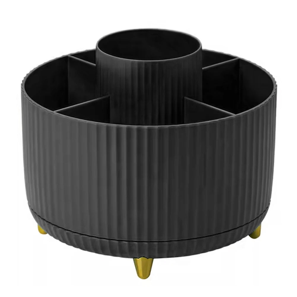 Alloet 360 Degree Rotating Cosmetic Organizer With 5 Compartments